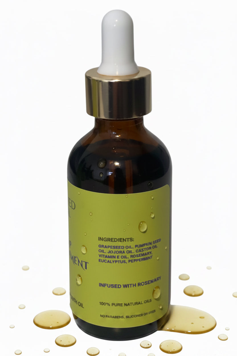 Scalp Nourishment: Essential hair growth oil